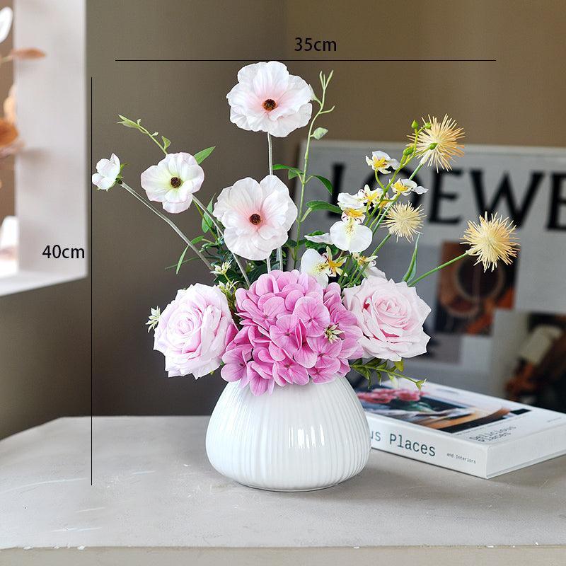 Simulation flowers indoor table flower arrangement potted plants light luxury floral arrangement - Uflower