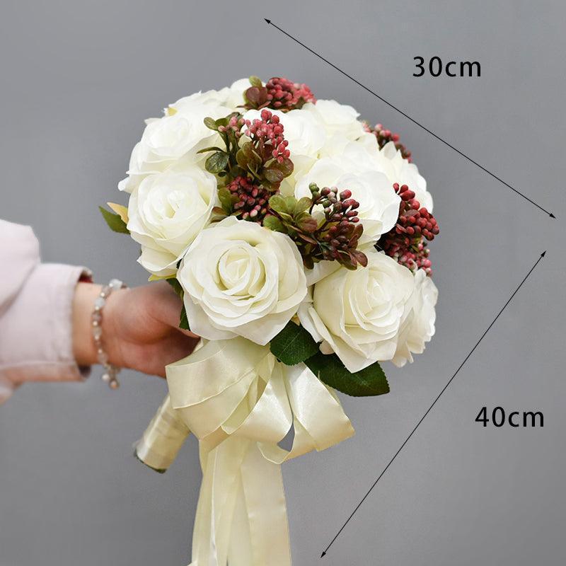 Bridal wedding license photo simulation flowers outside wedding photography bouquet - Uflower