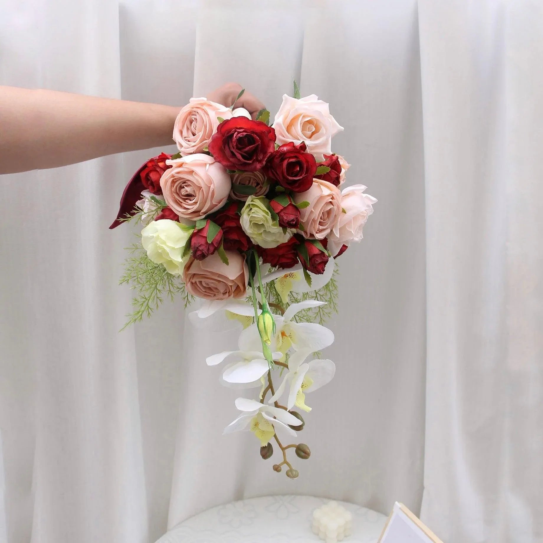 Bridal bouquet simulation wedding vintage photo props hand bouquet - Uflower