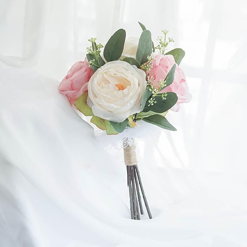 Real Table Flowers Bridal Bridesmaid Wedding Home Photo Fake Flowers - Uflower