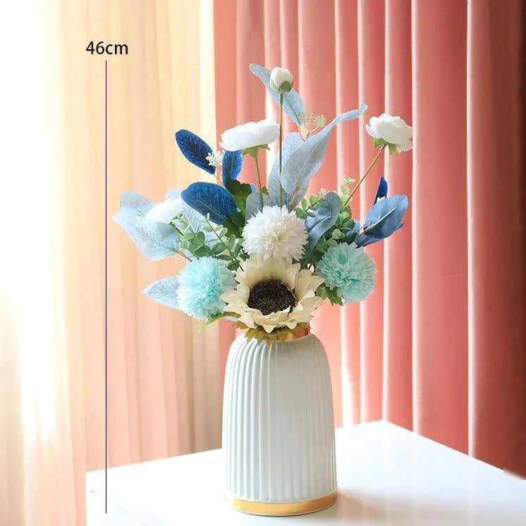 Simulation flower bouquet living room TV cabinet dining table decorative flower arrangement - Uflower