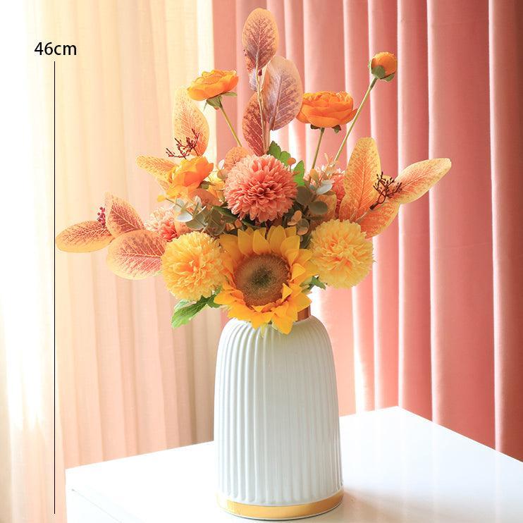 Simulation flower bouquet living room TV cabinet dining table decorative flower arrangement - Uflower