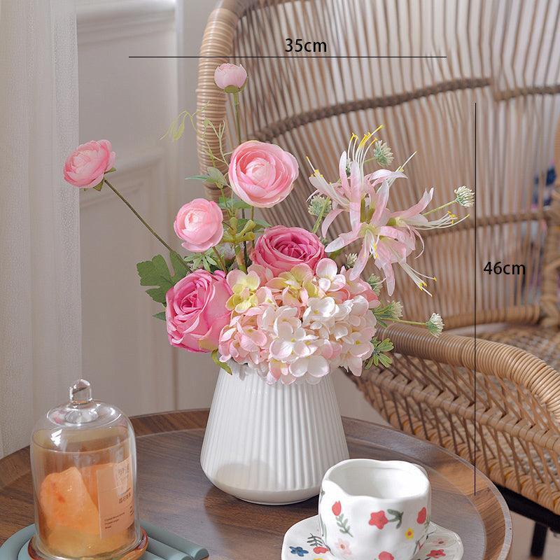 Simulation flowers indoor table flower arrangement potted plants light luxury floral arrangement - Uflower
