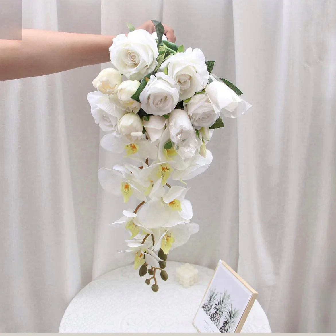 Bridal bouquet simulation wedding vintage photo props hand bouquet - Uflower