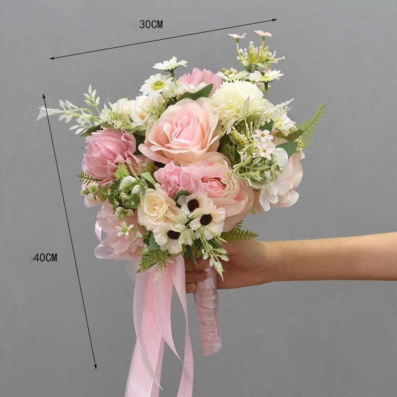 Bridal wedding license photo simulation flowers outside wedding photography bouquet - Uflower