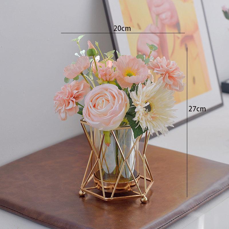 Living Room Home Decorations Plastic Flowers Indoor Table Flower Arrangement - Uflower