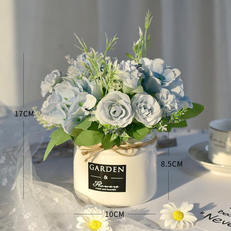 Indoor home simulation rose flower table decoration arrangement - Uflower