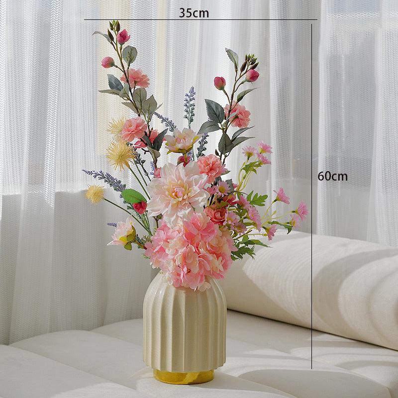 Living Room Home Decorations Plastic Flowers Indoor Table Flower Arrangement - Uflower