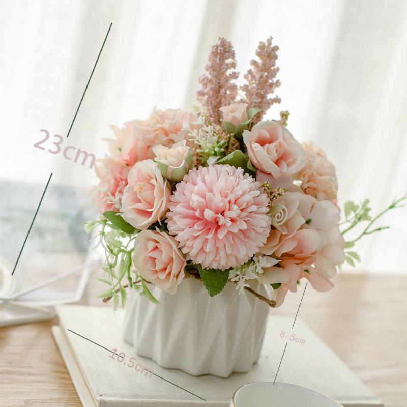 Indoor home simulation rose flower table decoration arrangement - Uflower