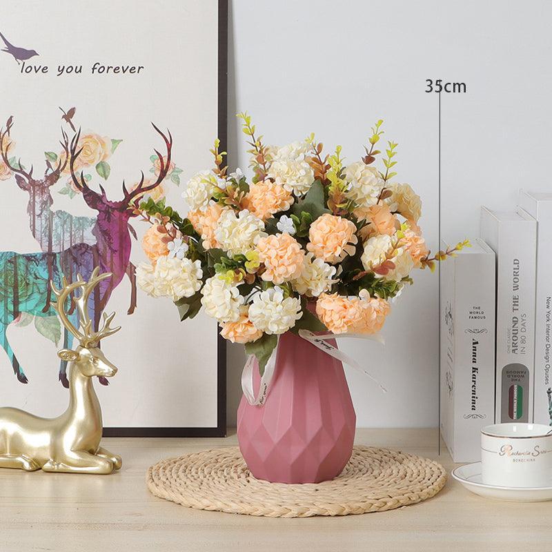 Morandi series simulation flowers modern living room bouquet - Uflower