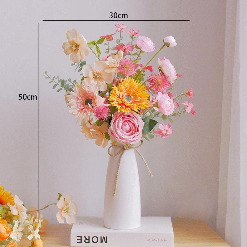 Living Room Home Decorations Plastic Flowers Indoor Table Flower Arrangement - Uflower