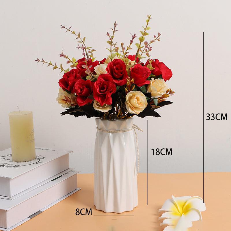 Morandi series simulation flowers modern living room bouquet - Uflower