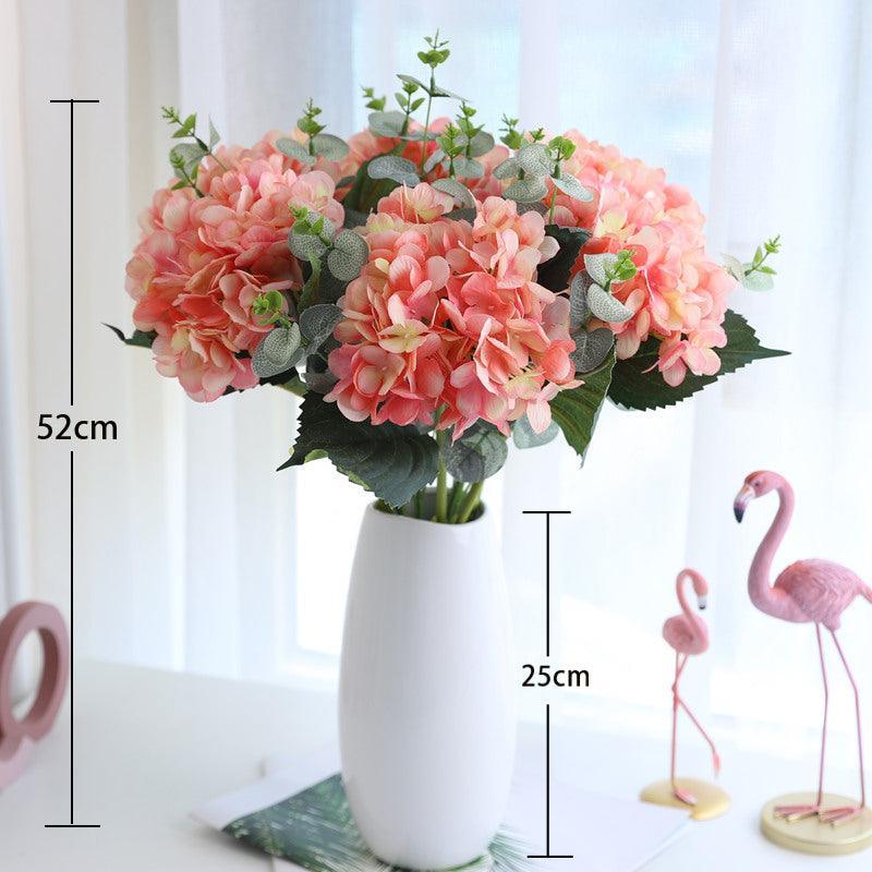 Simulation flower hydrangea bouquet arrangement home living room table arrangement flower - Uflower
