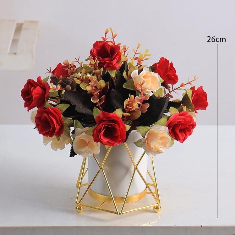 High-grade, light and luxurious fake flower bouquet simulation flower arrangement - Uflower