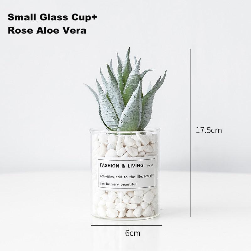 Simulated succulent home entrance living room decorations - Uflower