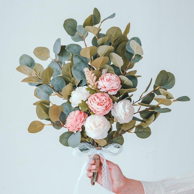 Bridal bouquet photo shoot floral simulation flowers fake flowers decorative flowers - Uflower