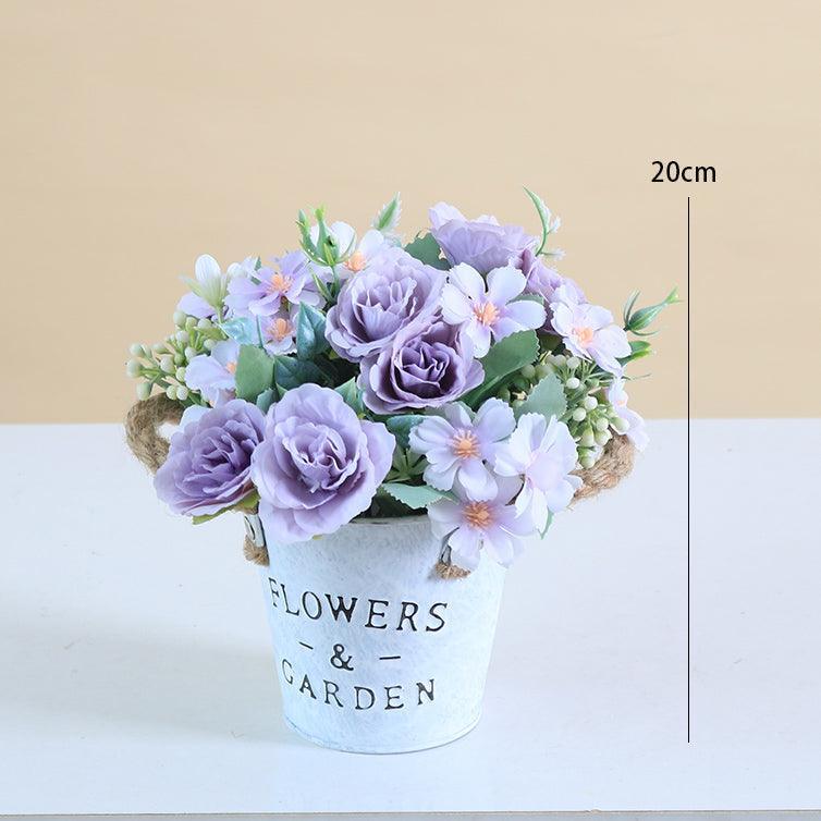 Fake Flower Arrangement Living Room Table Tabletop Simulation Flower Decoration Arrangement - Uflower