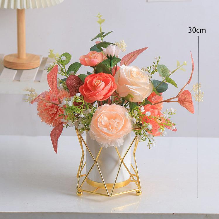 High-grade, light and luxurious fake flower bouquet simulation flower arrangement - Uflower