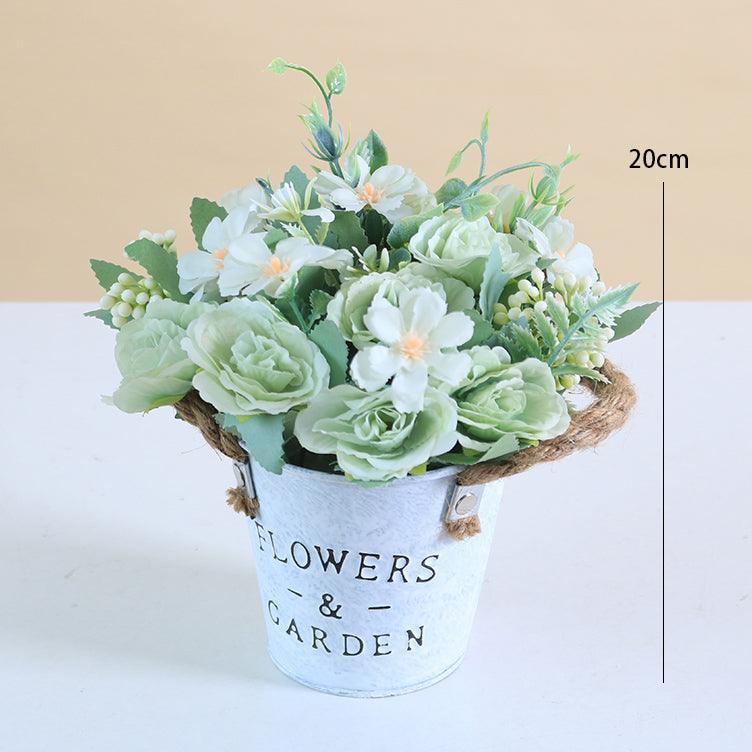 Fake Flower Arrangement Living Room Table Tabletop Simulation Flower Decoration Arrangement - Uflower