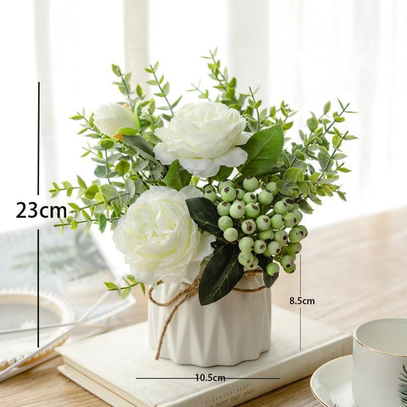 Simulation Fake Flower Arrangement Floral Arrangement Living Room Table Decoration - Uflower