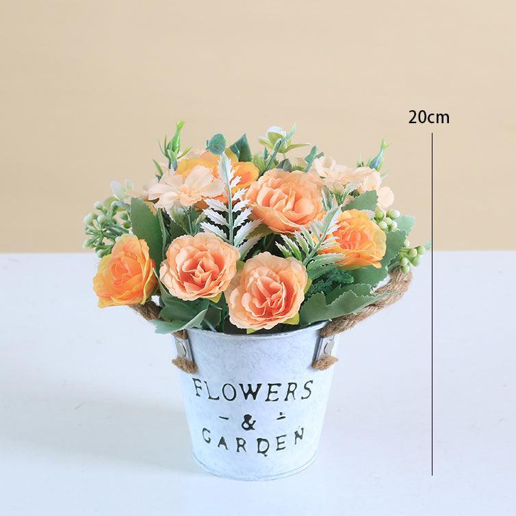 Fake Flower Arrangement Living Room Table Tabletop Simulation Flower Decoration Arrangement - Uflower