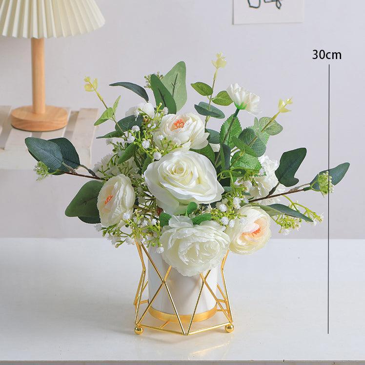 High-grade, light and luxurious fake flower bouquet simulation flower arrangement - Uflower