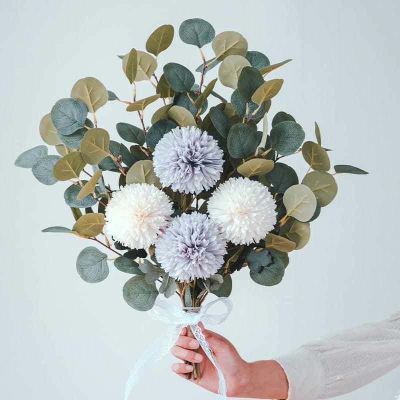 Fake Flowers Silk Flower Art Decoration Table Wedding Bridal Bouquet - Uflower