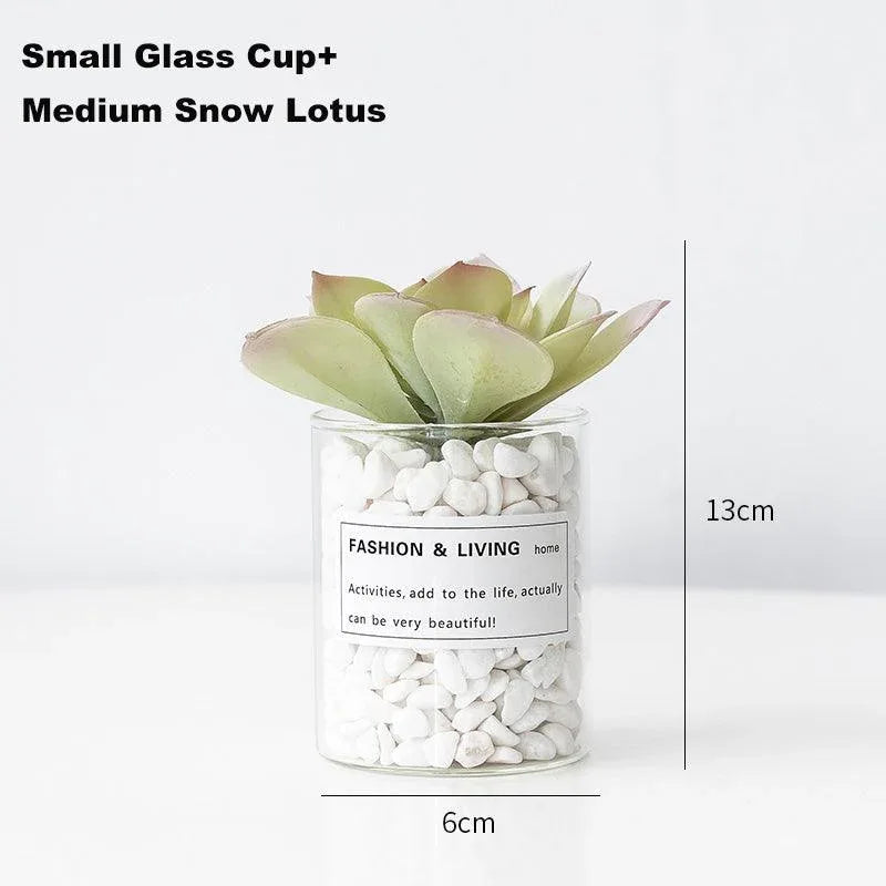 Simulated succulent home entrance living room decorations - Uflower