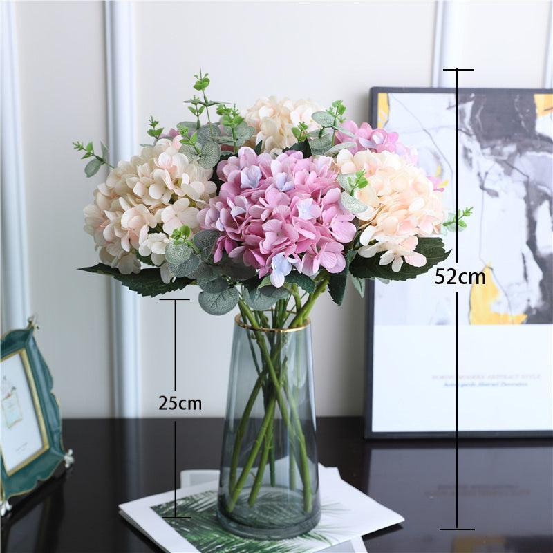 Simulation flower hydrangea bouquet arrangement home living room table arrangement flower - Uflower