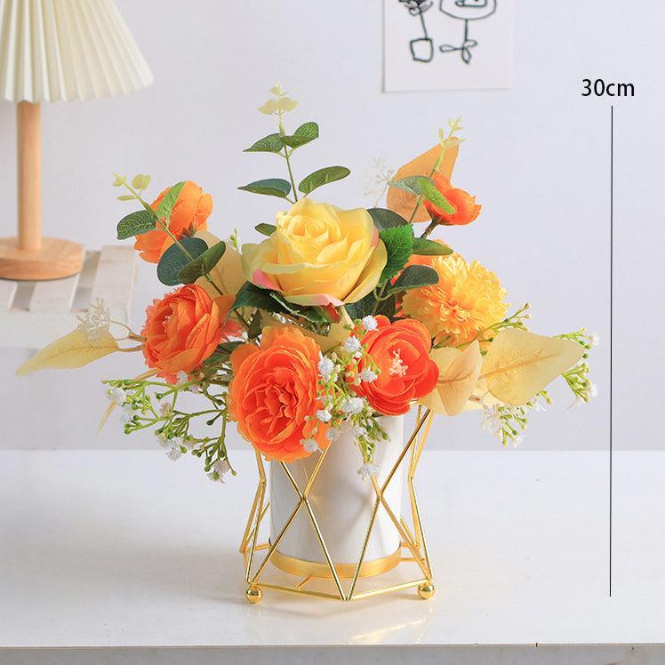 High-grade, light and luxurious fake flower bouquet simulation flower arrangement - Uflower