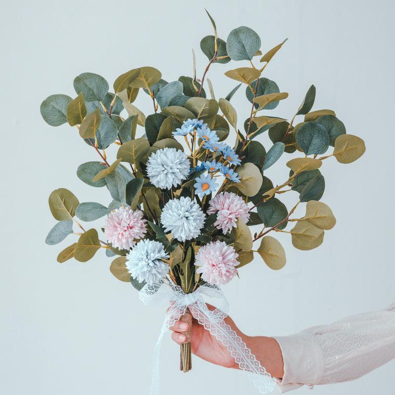 Fake Flowers Silk Flower Art Decoration Table Wedding Bridal Bouquet - Uflower