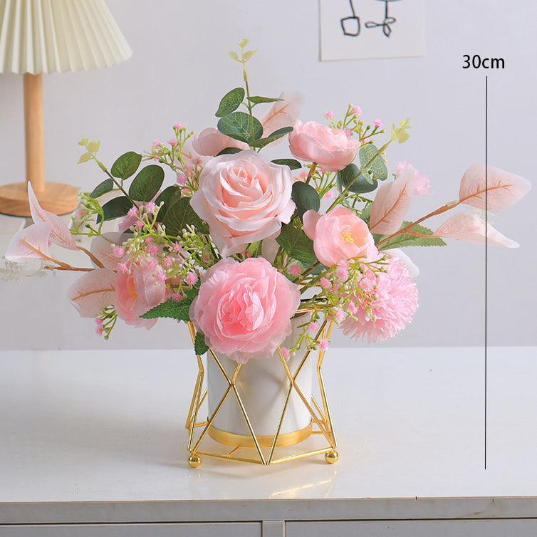 High-grade, light and luxurious fake flower bouquet simulation flower arrangement - Uflower