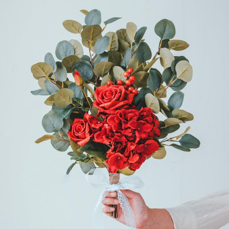 Fake Flowers Silk Flower Art Decoration Table Wedding Bridal Bouquet - Uflower