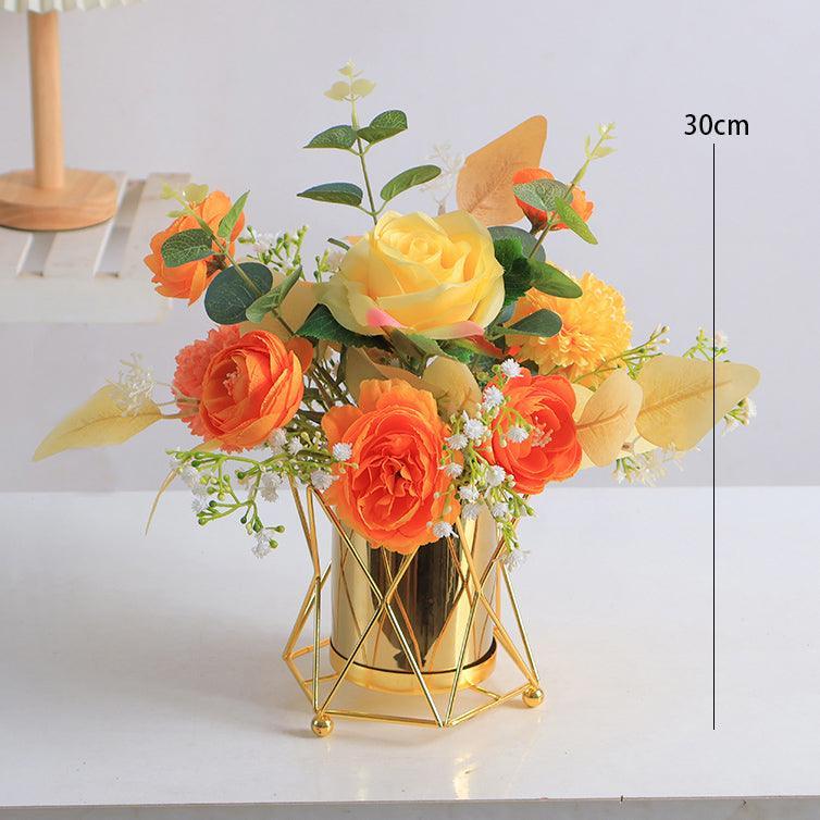 Dining table coffee table desktop bionic floral decorative arrangement - Uflower