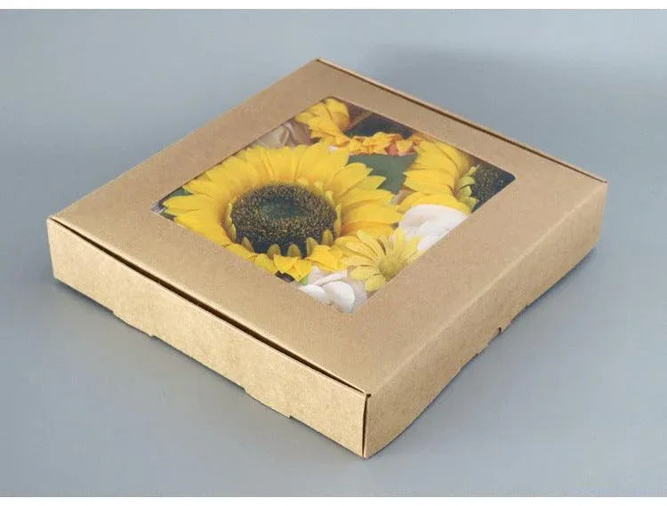 Flower Box Silk Blooming Flowers Sunflower - Uflower