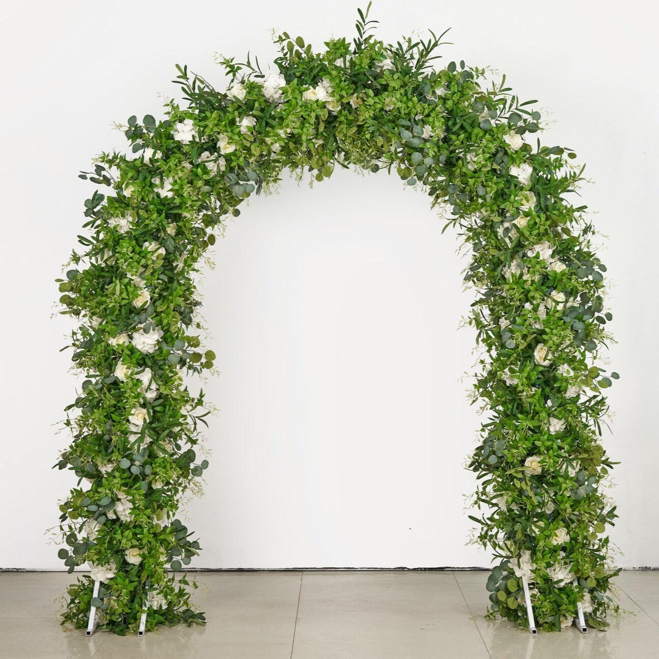 Simulated Flower Arch Green Forest Rose Wedding Party Decoration - Uflower