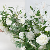 Uflower White Flower Corner Floral Decora Set SET80026 - Uflower