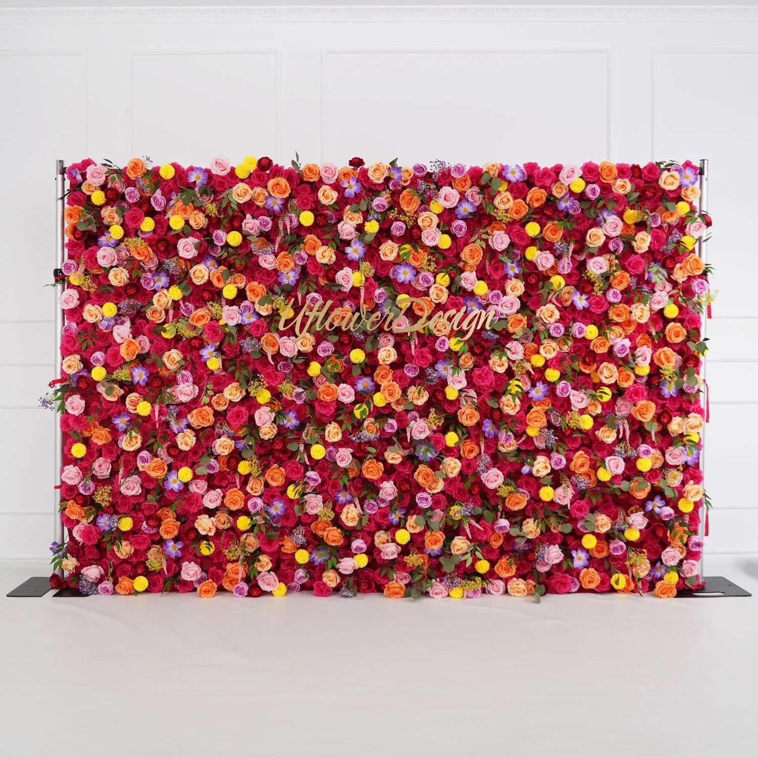 Uflower Artificial Colorful Flower Wall Wedding Decoration SET80029 - Uflower