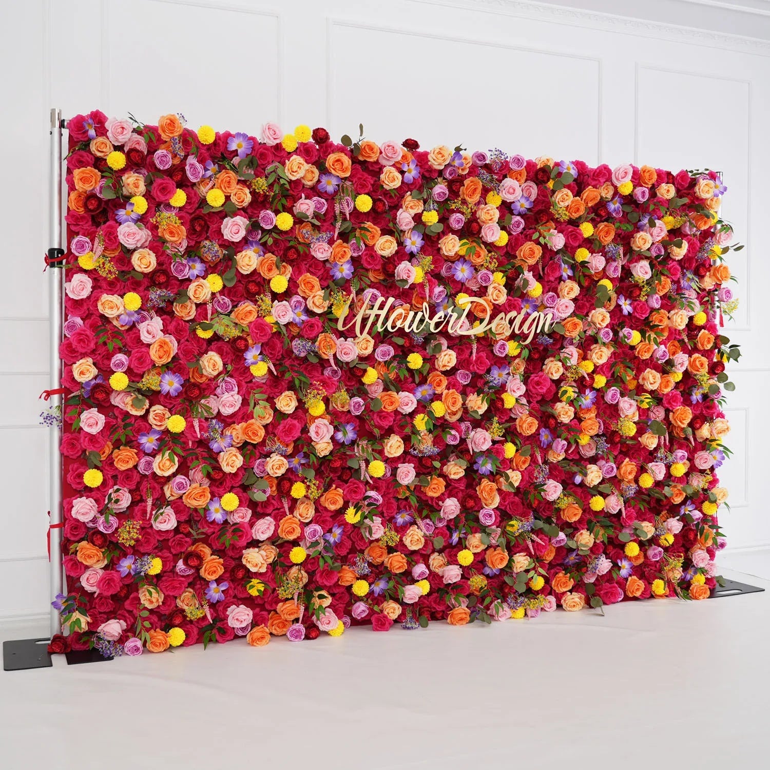 Uflower Artificial Colorful Flower Wall Wedding Decoration SET80029 - Uflower