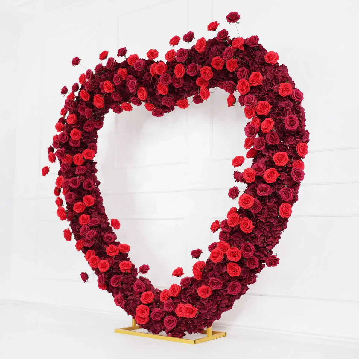 Uflower 2m*2m Red Rose Arch Flower Wedding Decor SET80012 - Uflower