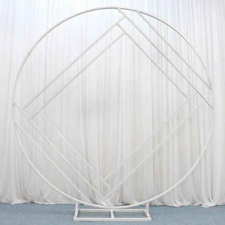 Wedding props iron art circles geometric background props - Uflower