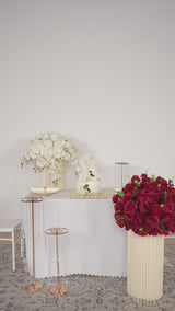 Uflower Centre de table de mariage Fleur Boule 50cm MB80052-01