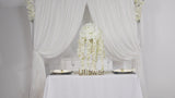 Artificial DIY Champagne Wisteria Vine Flores Table Centerpiece Video