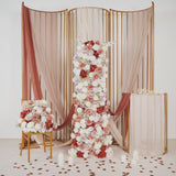 Artificial Brown Curry Rose Flower Arch Floor Flower Arrangement product video