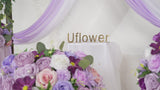 Purple Green Hanging Artificial Flower Corner Floral Video