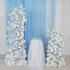 Artificial Blue White Roses Flower Arch Floor Decorate Product Video
