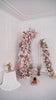 Pink Rose Wedding Horn Arch Backdrop Decor Video