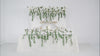 White Rose Green Leaves Faux Flower Wall Backdrop Flower Row Decor Video