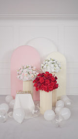 Uflower Hydrangea Rose Wedding Table Centerpiece Decor MB80046-01