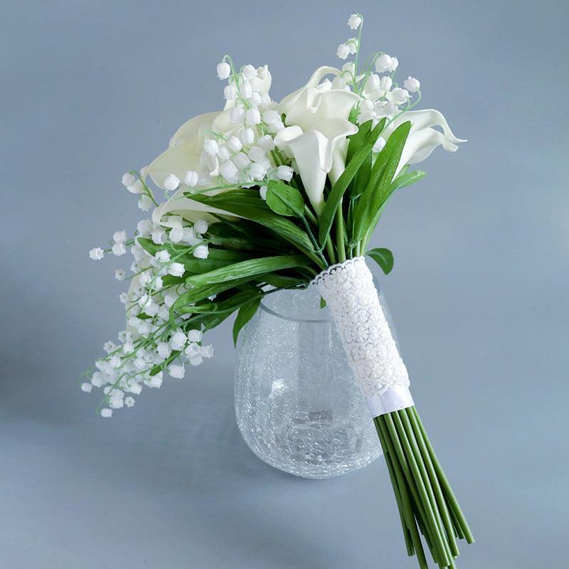 Cascade Bridal Bouquet in Calla Lily - Uflower